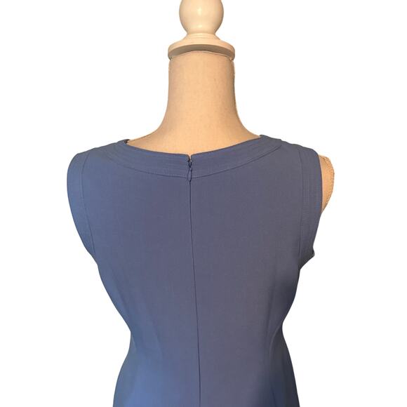 Kasper Women’s Light Blue Sheath Dress - size 4P - workwear, business - Picture 4 of 7